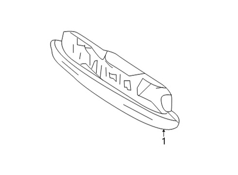 2020 Mercedes-Benz GLC43 AMG Parking Aid Diagram