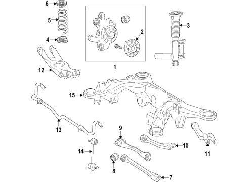 2021 Mercedes-Benz AMG GT 53 Lower Control Arm - Rear Diagram