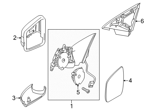 2011 Mercedes-Benz C300 Mirrors