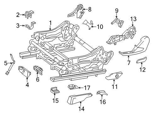 2014 Mercedes-Benz GL550 Tracks & Components