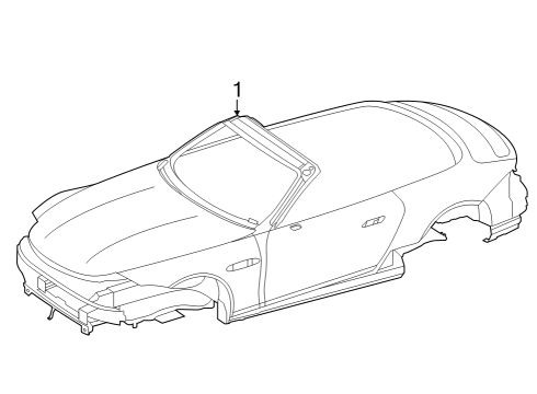 2023 Mercedes-Benz SL43 AMG Body Shell