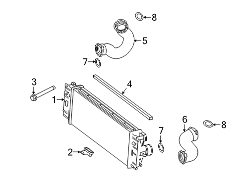 2021 Mercedes-Benz Sprinter 2500 Intercooler - Belts Diagram 2
