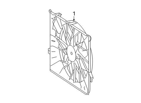 2019 Mercedes-Benz GLC300 Cooling Fan Diagram 2