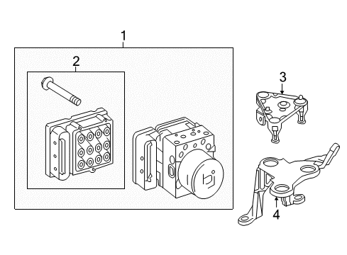 2011 Mercedes-Benz E350 ABS Components - Electrical Diagram 2