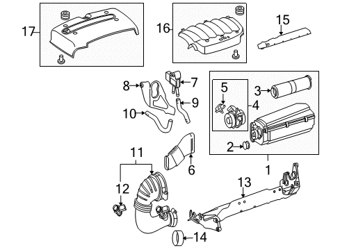2005 Mercedes-Benz E320 Filter Element Diagram for 646-094-01-04