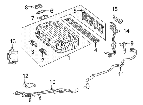 2020 Mercedes-Benz GLC350e EXCHANGE LITHIUM-ION BATTERY Diagram for 789-340-65-40