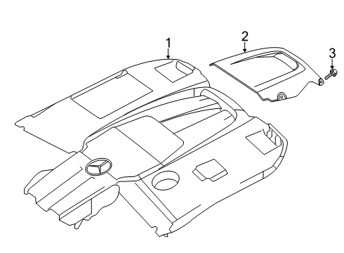 2025 Mercedes-Benz AMG GT 63 S E Performance Engine Appearance Cover