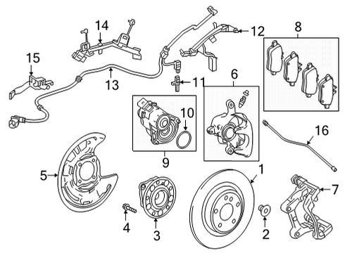 2023 Mercedes-Benz GLB250 Parking Brake Diagram