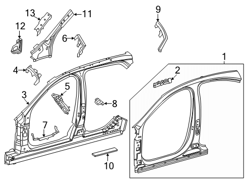 2025 Mercedes-Benz E450 Aperture Panel Diagram 2