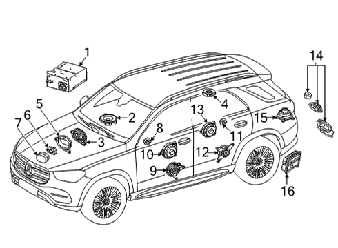 2021 Mercedes-Benz GLE53 AMG SUV Sound System
