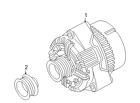 2006 Mercedes-Benz C280 Alternator Diagram 2