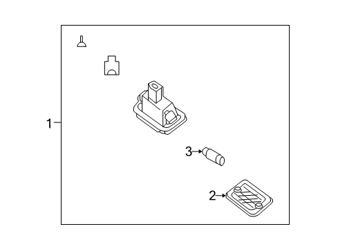 2005 Mercedes-Benz CLK55 AMG Bulbs Diagram 5