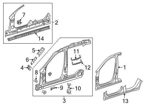2017 Mercedes-Benz E400 Aperture Panel Diagram 4