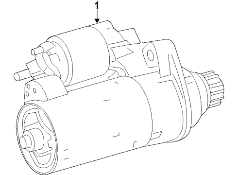 2017 Mercedes-Benz CLA250 Starter Diagram 2