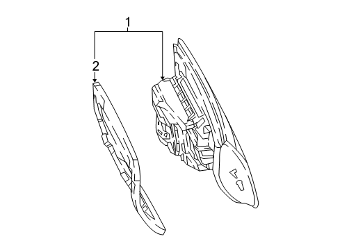 2018 Mercedes-Benz E400 Backup Lamps