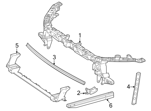 2025 Mercedes-Benz CLA35 AMG Radiator Support