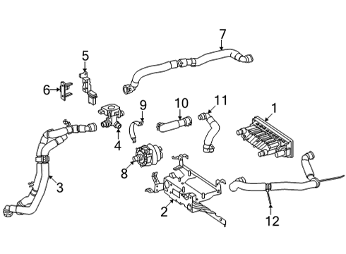 2025 Mercedes-Benz EQS 450+ Heater Unit