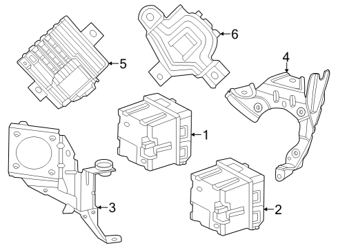2024 Mercedes-Benz EQE SUV AMG Electrical Components Diagram 5