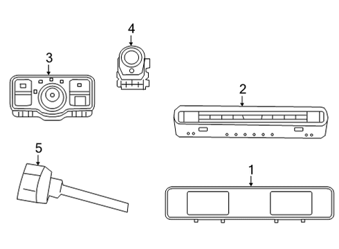 2025 Mercedes-Benz GLA250 Cluster & Switches