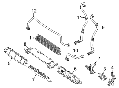 2013 Mercedes-Benz CLS550 Oil Cooler Diagram