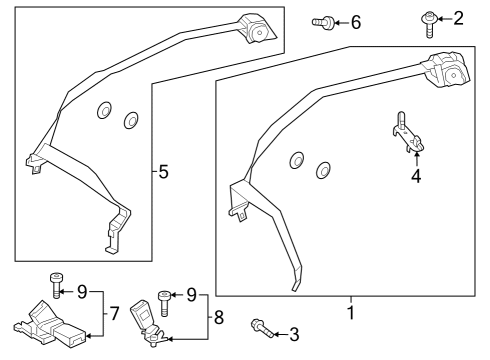 2024 Mercedes-Benz EQE SUV AMG Rear Seat Belts
