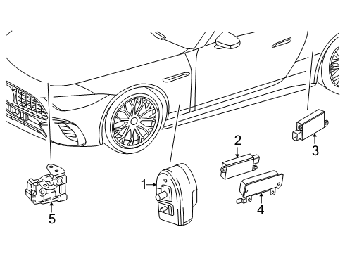 2024 Mercedes-Benz AMG GT 55 Alarm System