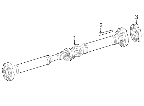 2024 Mercedes-Benz GLC43 AMG Rear Propeller Shaft