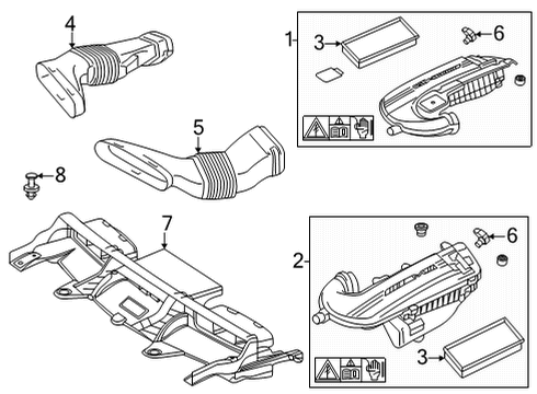 2021 Mercedes-Benz GLC63 AMG Powertrain Control - Air Diagram 2