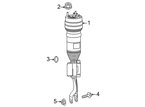 2024 Mercedes-Benz S63 AMG E Performance Struts & Components