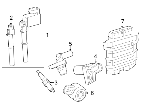 2024 Mercedes-Benz GLC43 AMG Ignition System Diagram