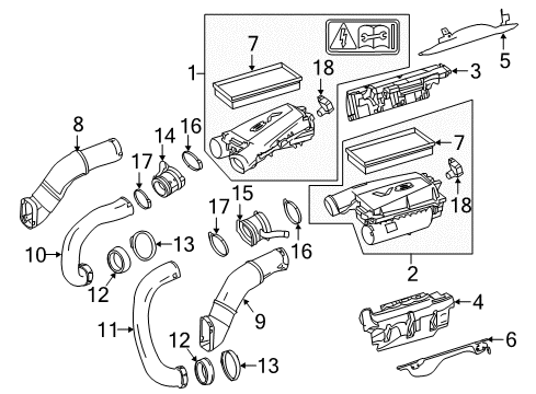 2016 Mercedes-Benz GLE63 AMG S Powertrain Control - Air Diagram 2