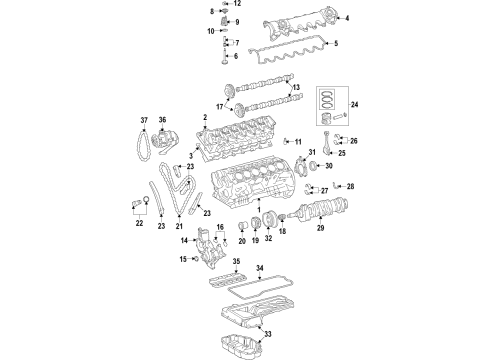 2016 Mercedes-Benz S600 Camshaft & Timing Diagram