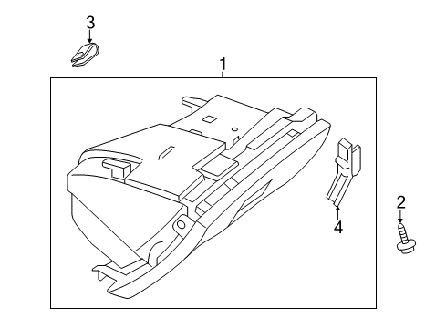 2014 Mercedes-Benz CLA250 Glove Box