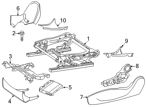 2024 Mercedes-Benz AMG GT 55 Tracks & Components