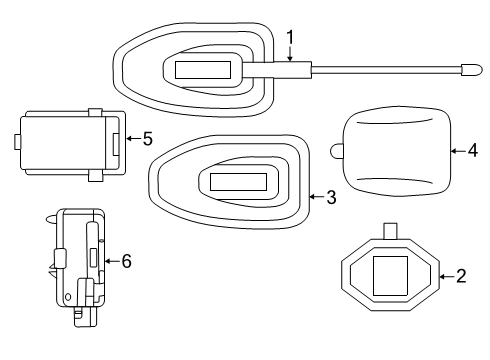 2024 Mercedes-Benz eSprinter Antenna & Radio