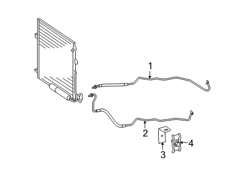 2012 Mercedes-Benz GL450 Trans Oil Cooler