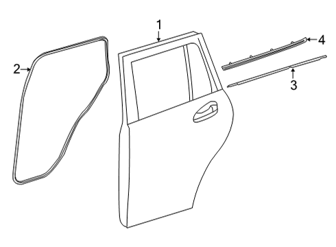 2021 Mercedes-Benz GLC63 AMG Door & Components Diagram 3