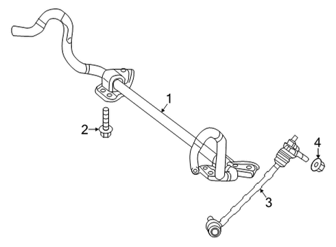 2025 Mercedes-Benz AMG GT 63 S E Performance Stabilizer Bar & Components