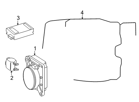 2011 Mercedes-Benz S400 Cruise Control System Diagram