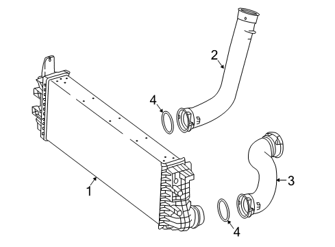 2017 Mercedes-Benz Metris Intercooler Diagram
