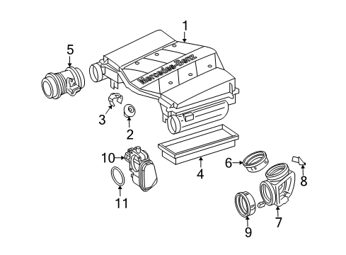 2006 Mercedes-Benz R500 Powertrain Control Diagram