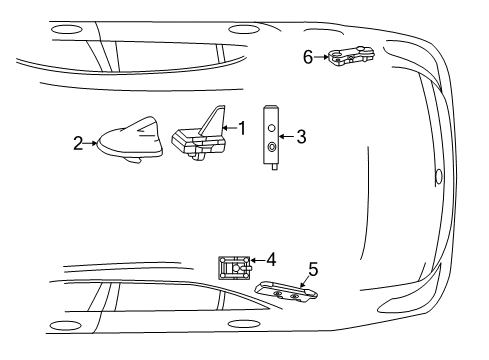 2018 Mercedes-Benz S450 Antenna & Radio