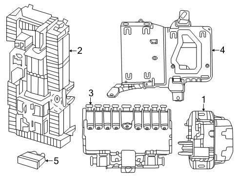 2025 Mercedes-Benz GLC63 AMG S E Performance Fuse & Relay Diagram 3