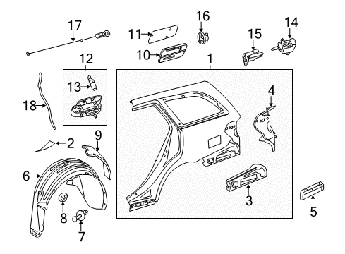 2015 Mercedes-Benz E63 AMG S Fuel Door Diagram 2