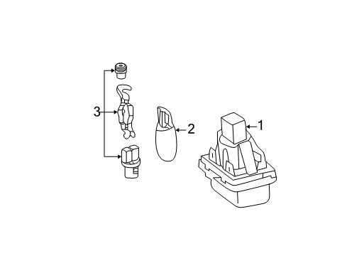 2011 Mercedes-Benz E350 Bulbs Diagram 7