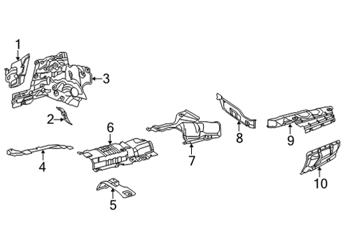 2023 Mercedes-Benz C300 Heat Shields