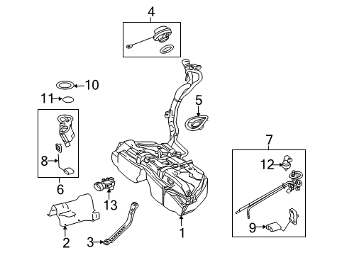 2015 Mercedes-Benz E400 Fuel System Components Diagram 2