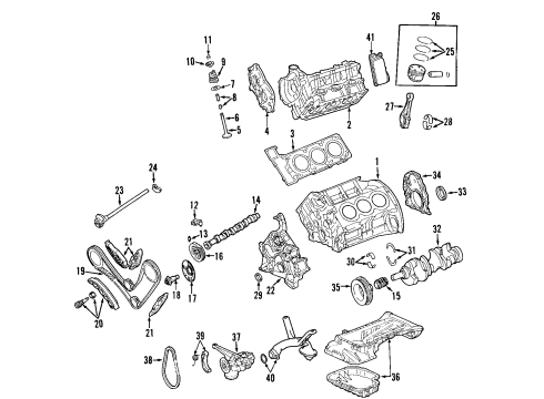 2008 Mercedes-Benz E350 Balance Shafts Diagram