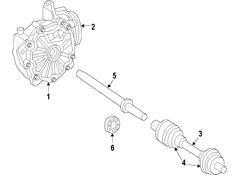 2007 Mercedes-Benz S550 Differential - Front