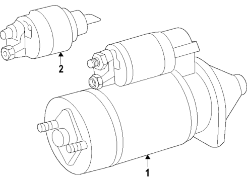 2017 Mercedes-Benz C63 AMG Starter Diagram 2